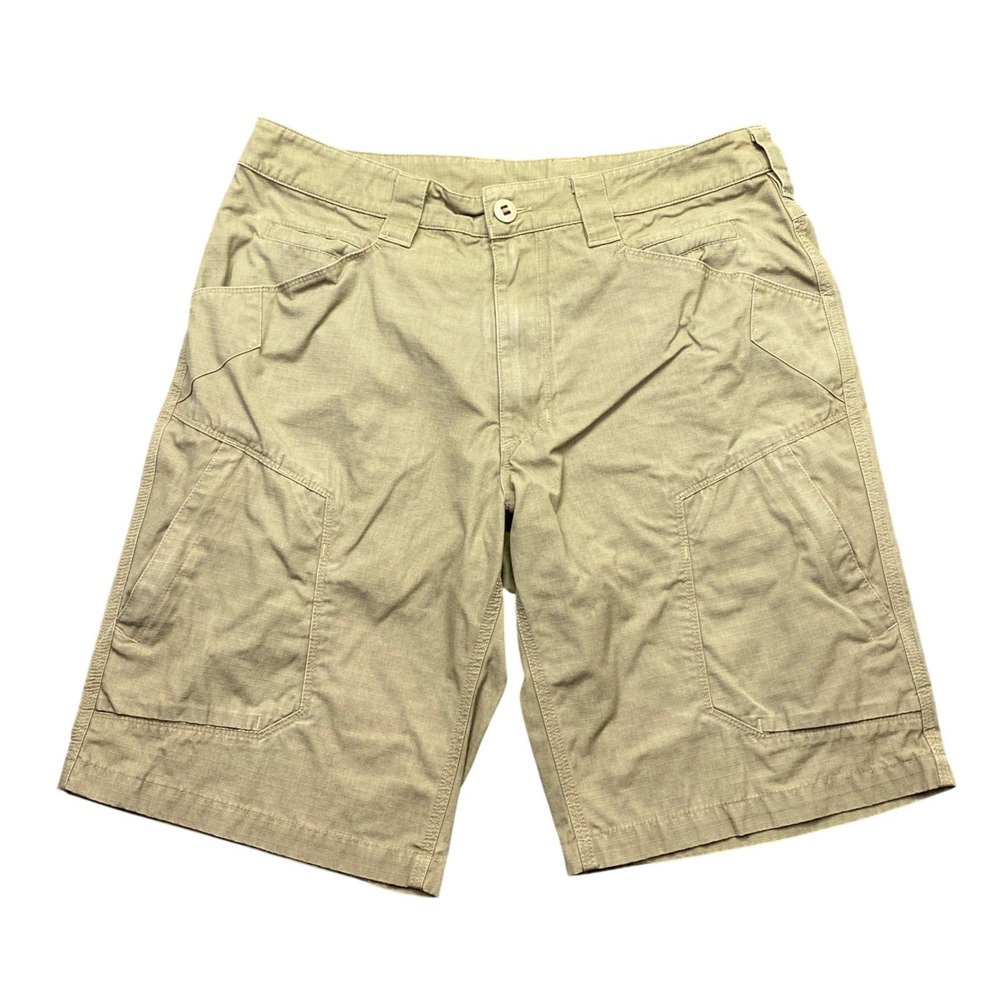 Triple Aught Design TAD T00593 Cargo Shorts Mens 32 Khaki Tan Ripstop USA